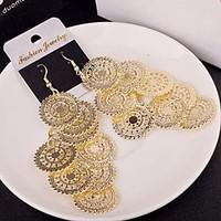 earring drop earrings jewelry women alloy 2pcs silver