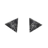 earring triangle shape stud earrings jewelry women fashion vintage pun ...