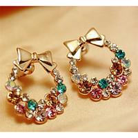 Earrings Set Alloy Rhinestone Simulated Diamond Jewelry Party Daily Casual 1 pair