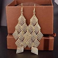 earring drop earrings jewelry women alloy 2pcs silver