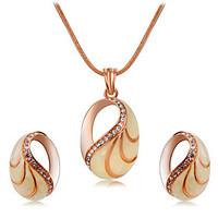 earrings set necklace pendants rhinestone euramerican fashion cubic zi ...