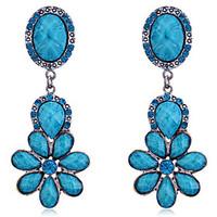 Earring Drop Earrings Jewelry Women Party / Daily / Casual Resin / Silver Plated 2pcs