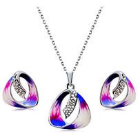 earrings set necklace pendants euramerican fashion rhinestone alloy dr ...