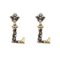 Earrings Set Jewelry Euramerican Fashion Personalized Rhinestone Alloy Jewelry Jewelry For Wedding Special Occasion 1 Pair