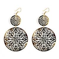 earring drop earrings jewelry women alloy 2pcs silver