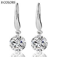 Earring Drop Earrings Jewelry Wedding / Party / Daily / Casual / Sports Alloy / Zircon 1set Assorted Color