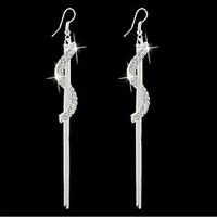 earrings set rhinestone alloy silver golden jewelry daily casual 1 pai ...