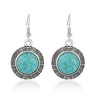 Earrings Set Turquoise Euramerican Fashion Simple Style Alloy Jewelry For Wedding Party Birthday Gift 1 pair