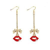 earring oval jewelry 1 pair adorable alloy glass black white red brown ...