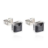 Earring Square, Jewelry 1 pair Fashionable Copper Gold / Black / Silver Daily / Casual