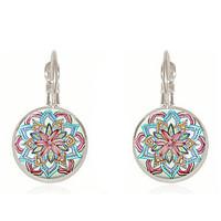 earring jewelry 1 pair bohemia style alloy bronze silver daily casual