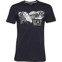 ea7 mens t shirt dark blue