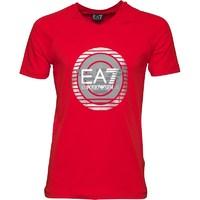 ea7 mens t shirt red