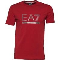 ea7 mens t shirt red