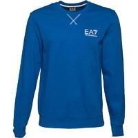 EA7 Mens Train Core ID Crew Sweatshirt Royal Blue