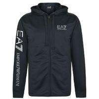 ea7 graphic logo hooded sweatshirt