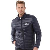 EA7 Mens Down Padded Jacket Blue