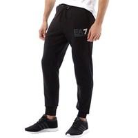 ea7 mens box logo jog pants black