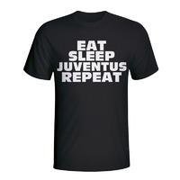 Eat Sleep Juventus Repeat T-shirt (black)