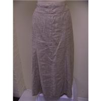 East, Beige, Linen, Skirt, 14 East - Size: 14 - Beige - Long skirt