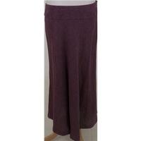 East size 12 purple linen skirt
