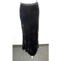 east size 14 multi coloured long skirt