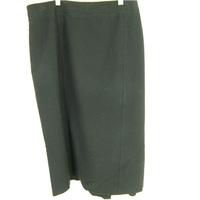 east size 16 black knee length skirt