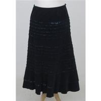 EAST, size 12 blue cord skirt