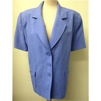 eastex size 18 blue smart jacket coat