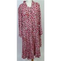 Eastex Pink Floral Full Length Dress Size: 18