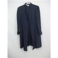 east blue navy long cardiganjacket size 12