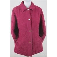 Eastex size 10 dark pink embroidered jacket