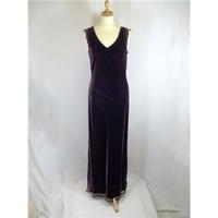 east size 14 purple evening dress