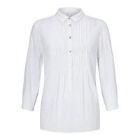 east pintuck dobby shirt white