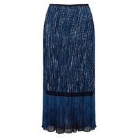 east lucille print pleat skirt nightshade