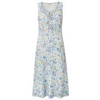 east linen lavina print dress dove