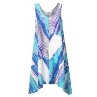 East Linen Abstract Print Dress CAPRI