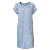 east linen striped shift dress rivera