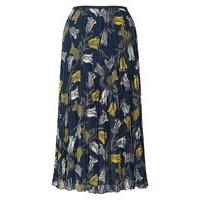 east tulip print pleat skirt sapphire