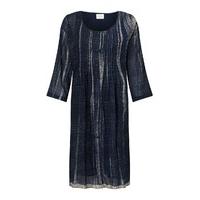 East Handpainted Pocket Dress INDIGO