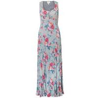 east valentina print pleat dress dove