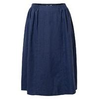 East Linen Elastic Detail Skirt SOFTINK