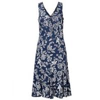 East Mahika Print Sleeveless Dress NAVY