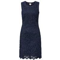 East Lace Shift Dress NAVY