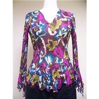 East Multicoloured Ruffled Top East - Multi-coloured - Long sleeved shirt