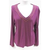 East - Size: XL - Purple - Long sleeved top