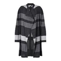 east stripe edge to edge cardigan slate