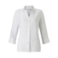 east linen shirt white