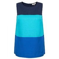 East Linen Colourblock Sleeveless Top SOFTINK