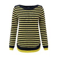 East Stripe Cable Detail Jumper MULTI